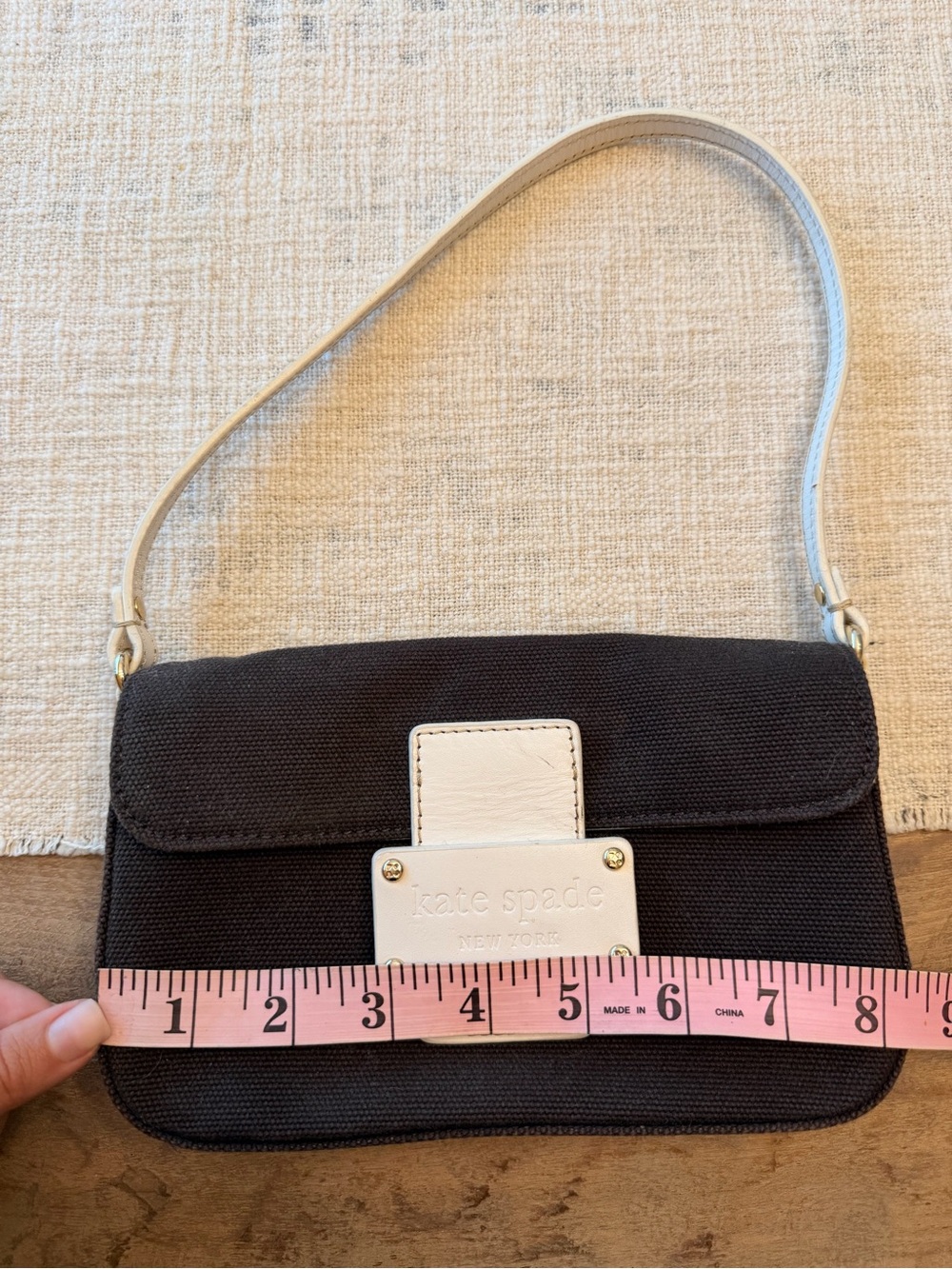 kate spade Mini Shoulder Bag with White Accents